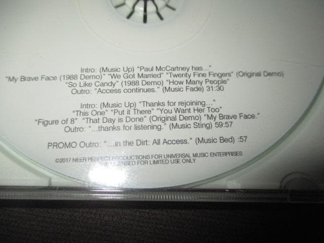 洋楽 paul mccartney flowers in the dirt RARE!