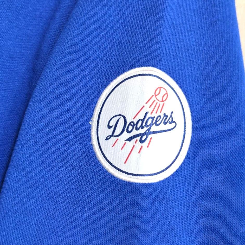 【値下】170 ドジャース　MLB　大谷　ロゴワッペン　ビッグロゴ　パーカー