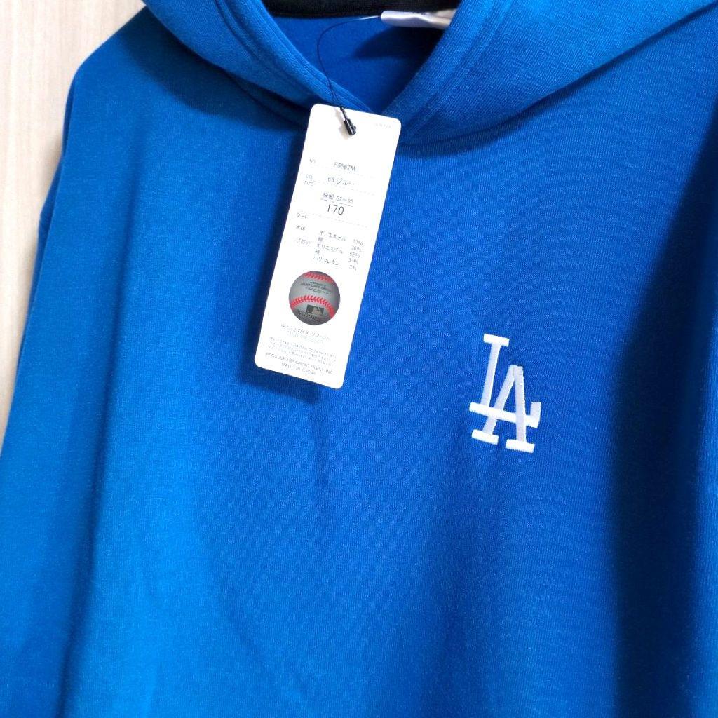 【値下】170 ドジャース　MLB　大谷　ロゴワッペン　ビッグロゴ　パーカー