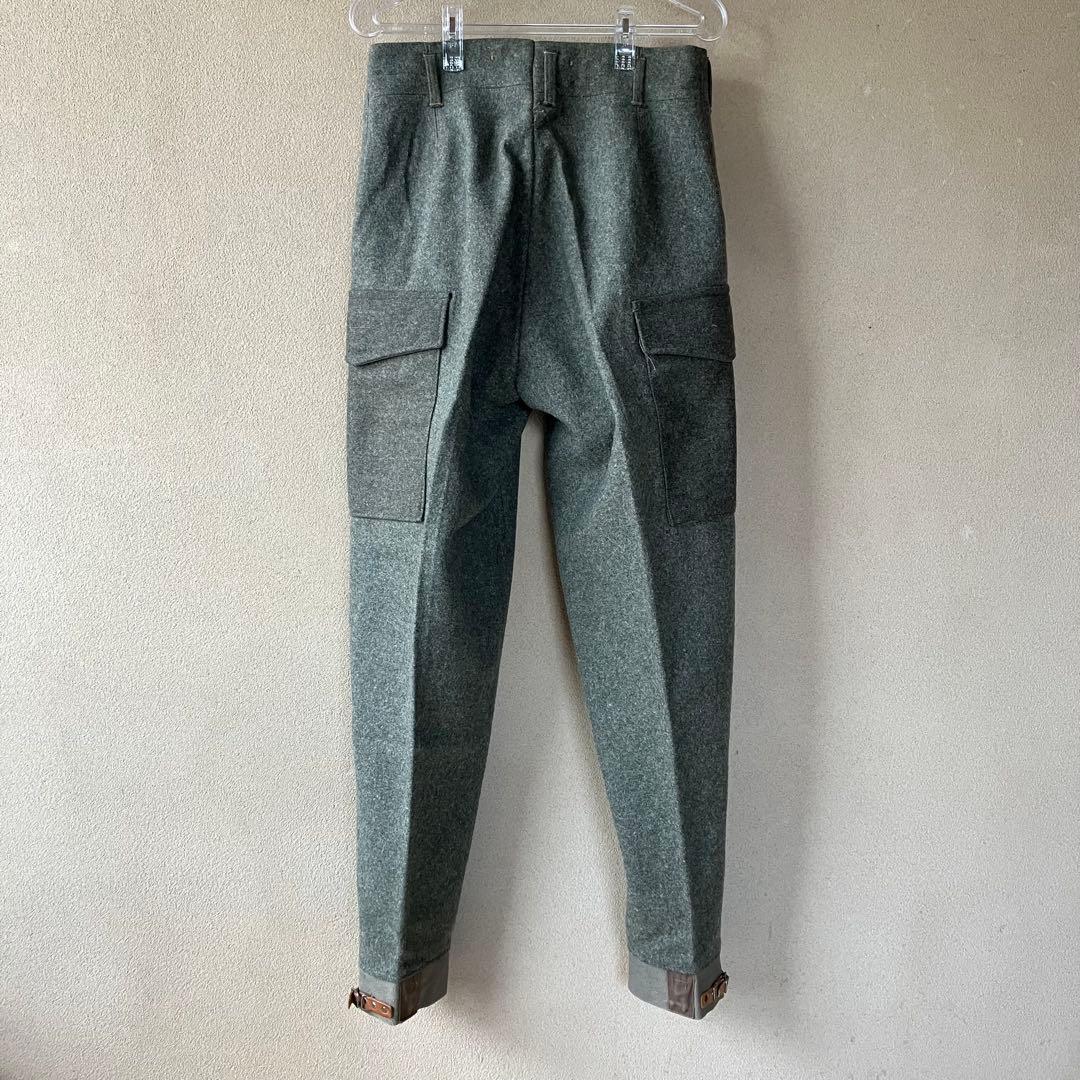 未使用　40s スウェーデン軍　M39 ウールパンツ　カーゴ　ユーロミリタリー