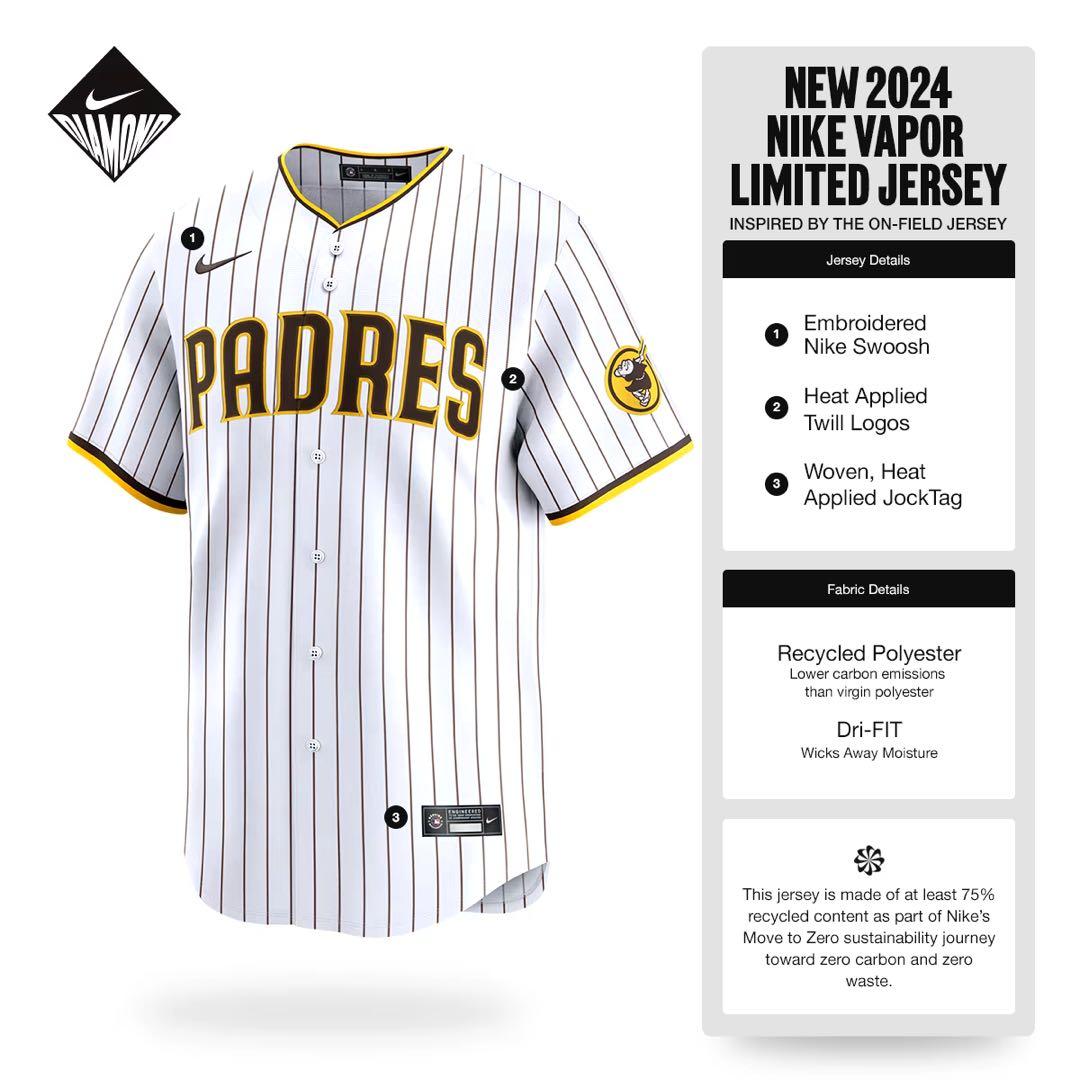 【正規品】ダルビッシュ MLB 公式リミテッドプレイヤージャージ L