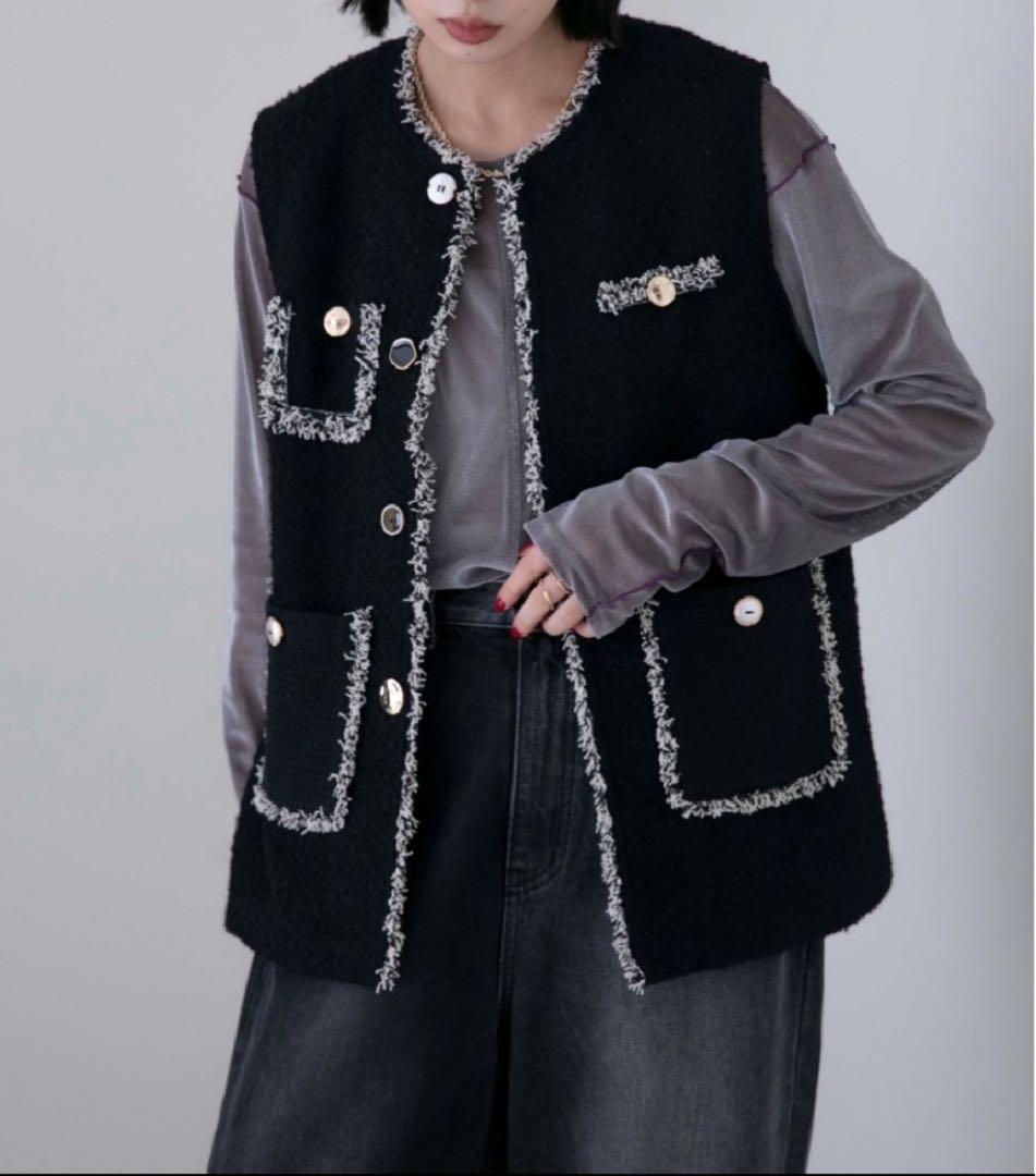 【美品】Emmee Law ツィードジレ