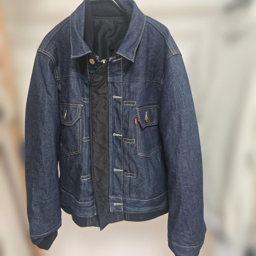sacai×Levi's デニム・MA-1ドッキングリバーシブルブルゾン 1