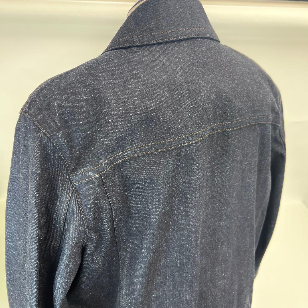 新品未使用　HERMES エルメス　デニムジャケット　インディゴ　ブルー　52