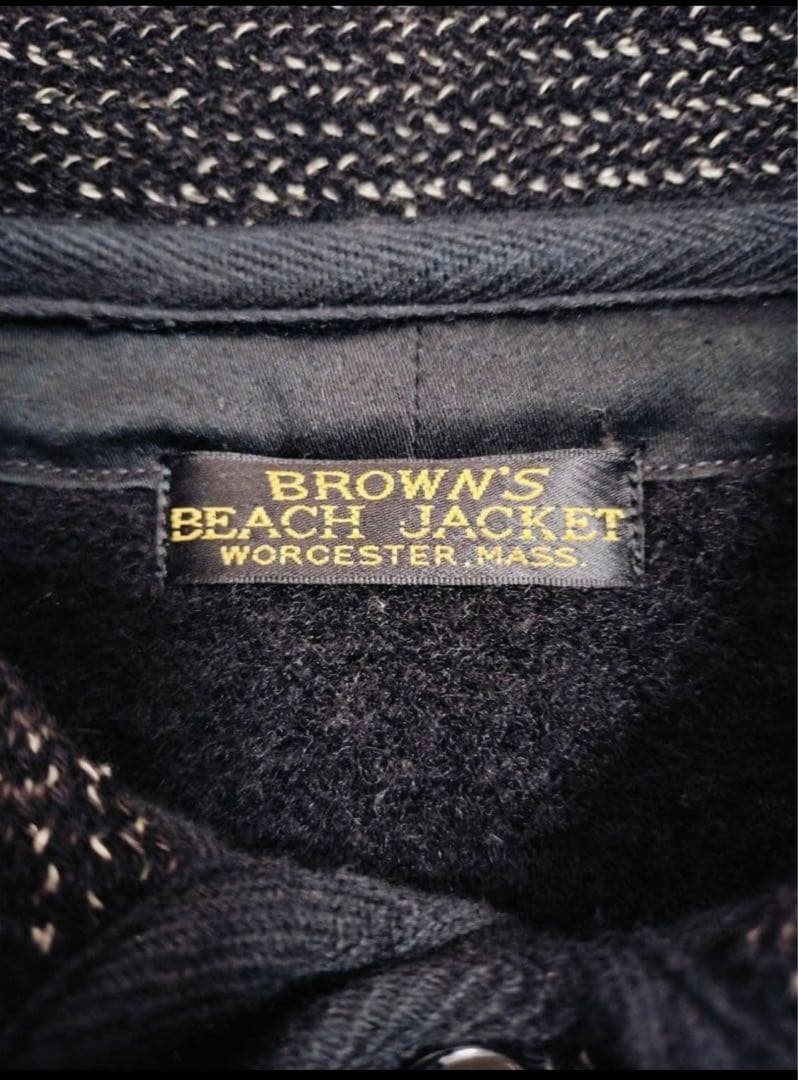 ブラウンズビーチジャケットsize40ビーチクロスBROWN'S BEACH