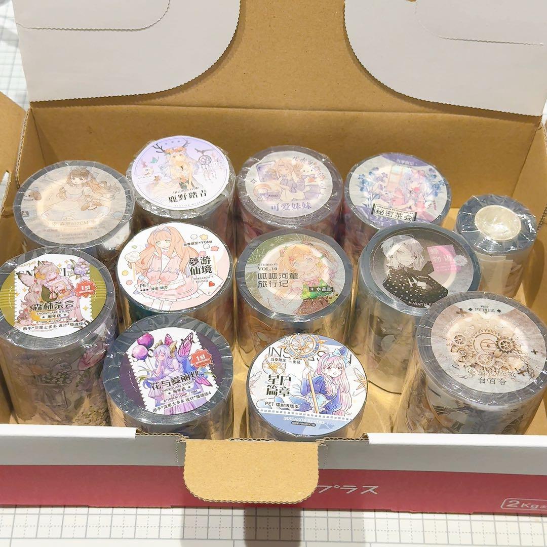 ミ*読様 【かわいい系女の子セット】人物マステ 新品 12巻 まとめ売り