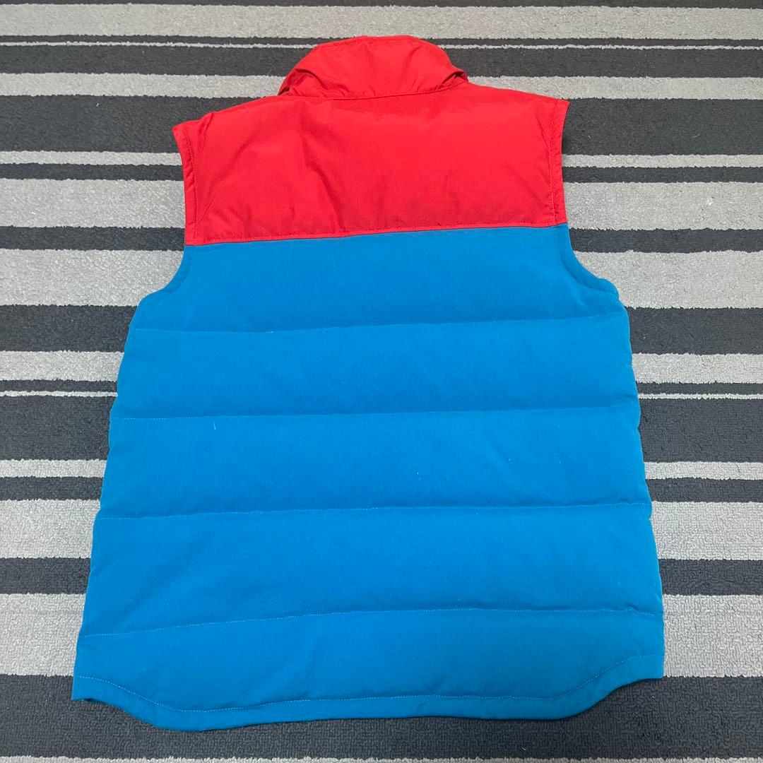 Patagonia ダウンベスト 赤青
