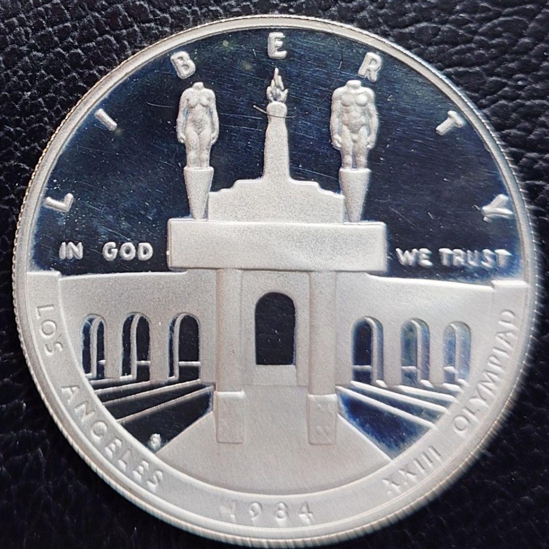 1984年 アメリカ銀貨 ロサンゼルスオリンピック記念銀貨 silver900