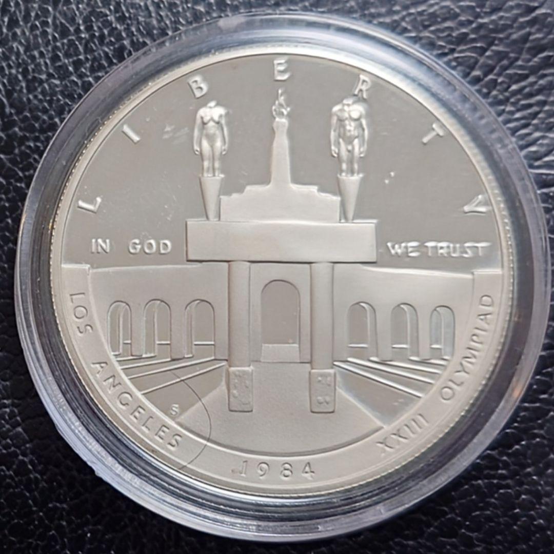 1984年 アメリカ銀貨 ロサンゼルスオリンピック記念銀貨 silver900