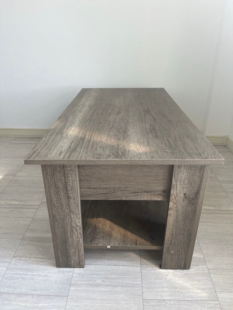 値下げ【完成品】コーヒーテーブル 天板昇降式