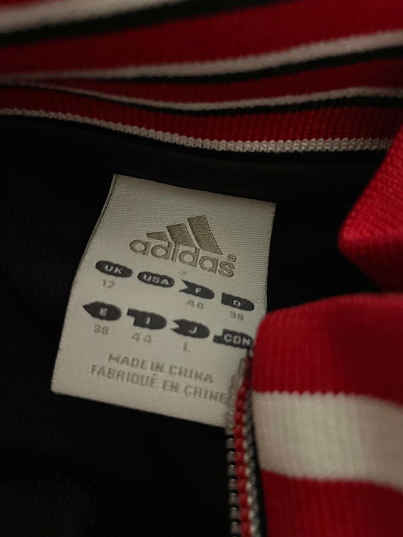 adidas ストライプ ジャージジャケット 希少デザイン