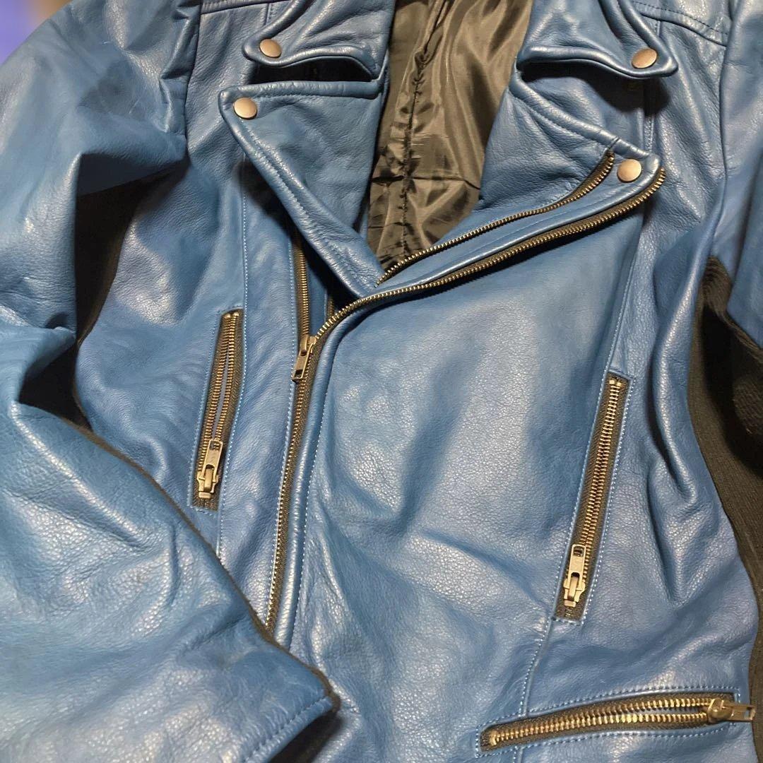 ⭐*7様 glamb超〜イケてる‼️本革Wライダーs JKT ¥28999→現