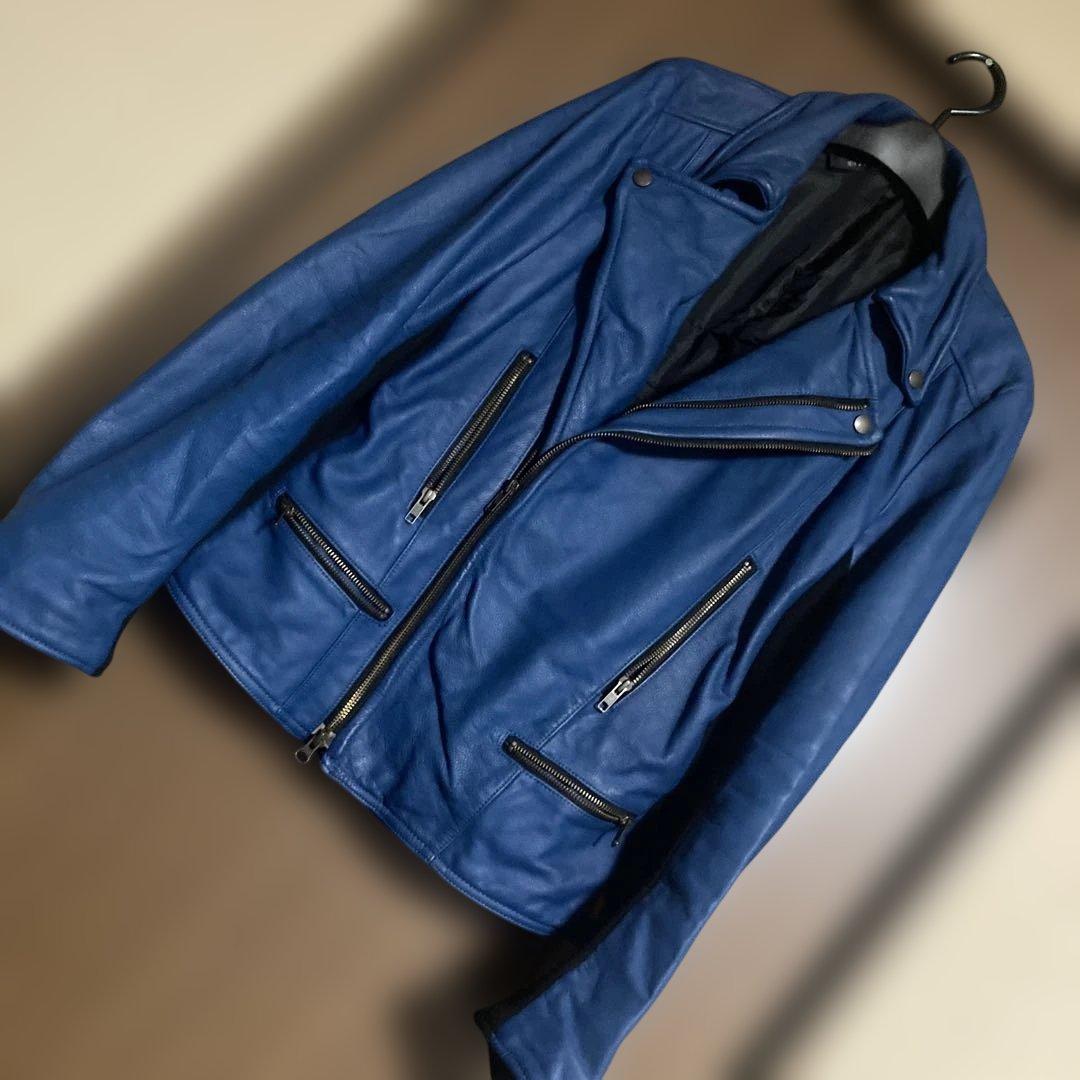 ⭐*7様 glamb超〜イケてる‼️本革Wライダーs JKT ¥28999→現