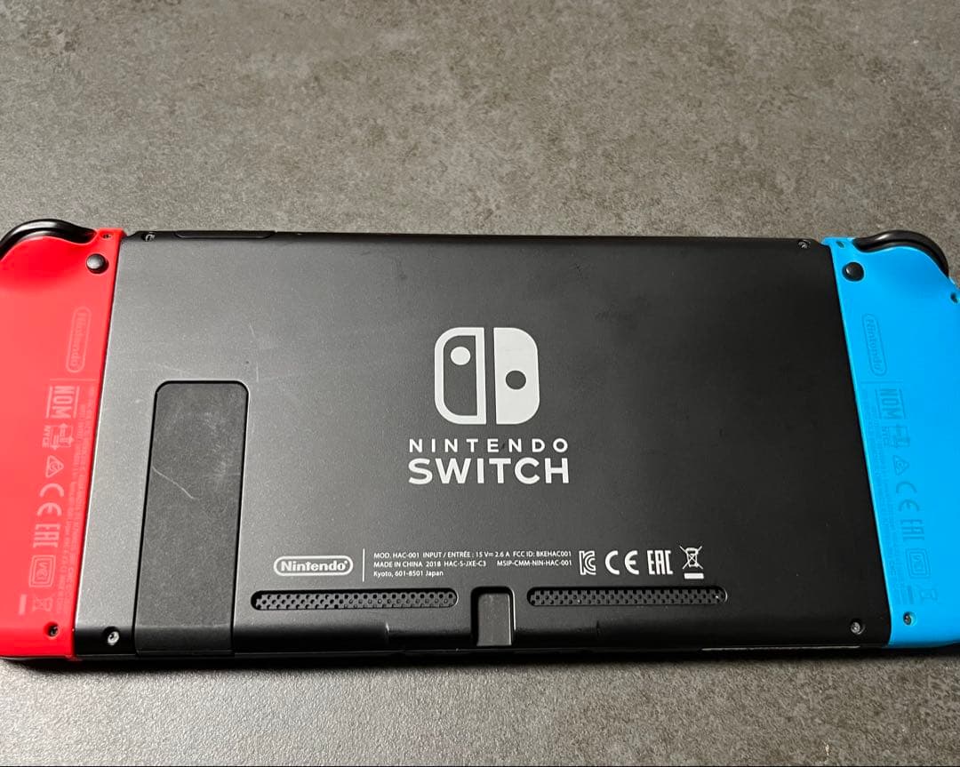 Nintendo Switch 本体 赤/青　SDカード256GB付属
