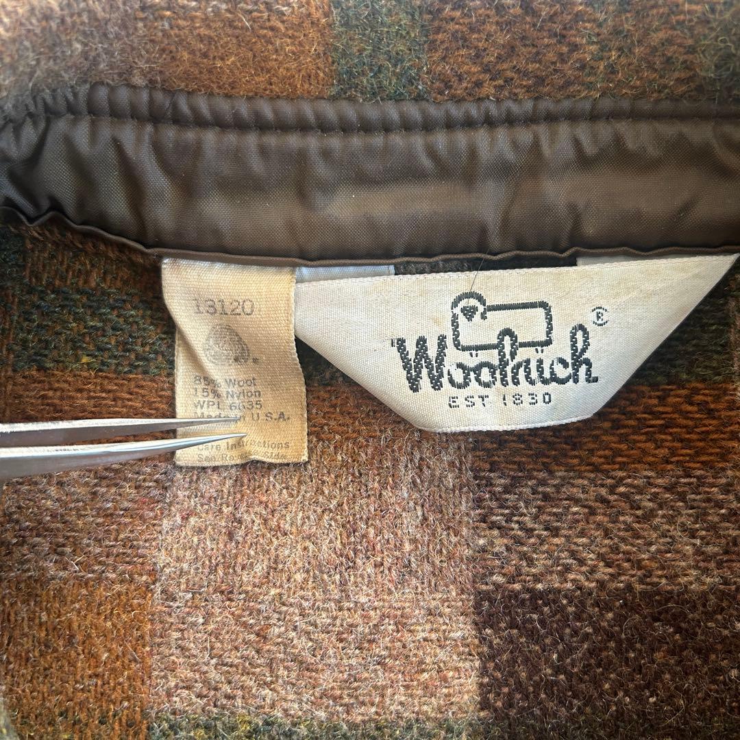 70s 80s Woolrich ビンテージ マッキーノジャケット デジタルカモ