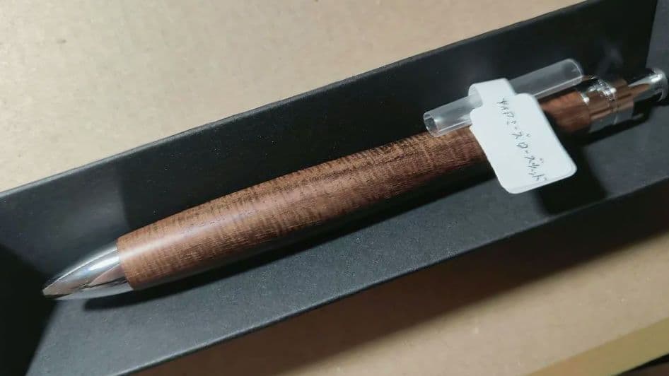 YkU工房 木製シャープペンシル　木軸ペン　サイアミーズローズウッド　新品