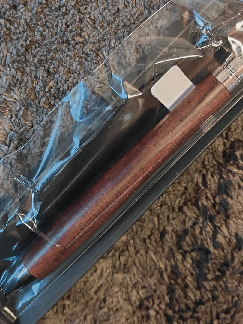 YkU工房 木製シャープペンシル　木軸ペン　サイアミーズローズウッド　新品