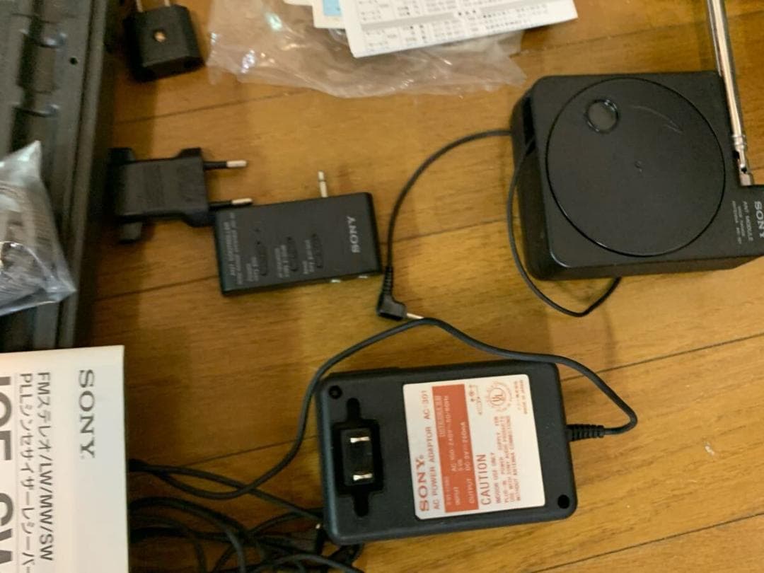 SONY ICF-SW1S FMステレオ　シンセサイザーレシーバー システム