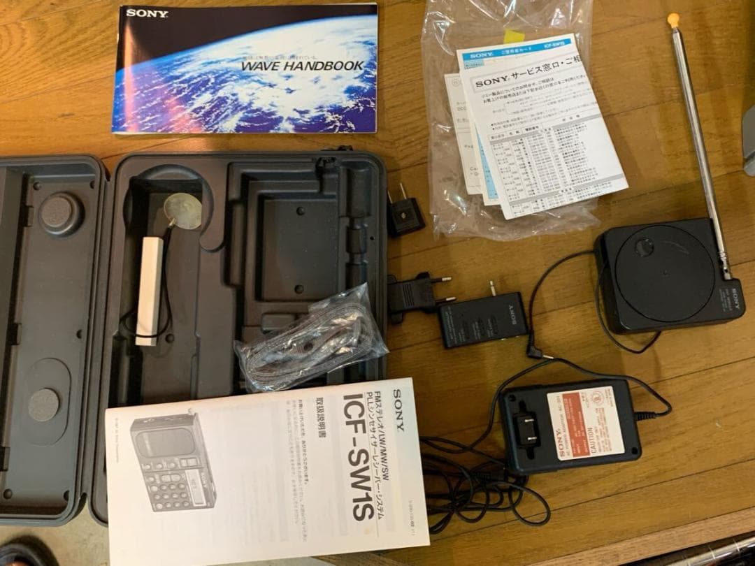 SONY ICF-SW1S FMステレオ　シンセサイザーレシーバー システム