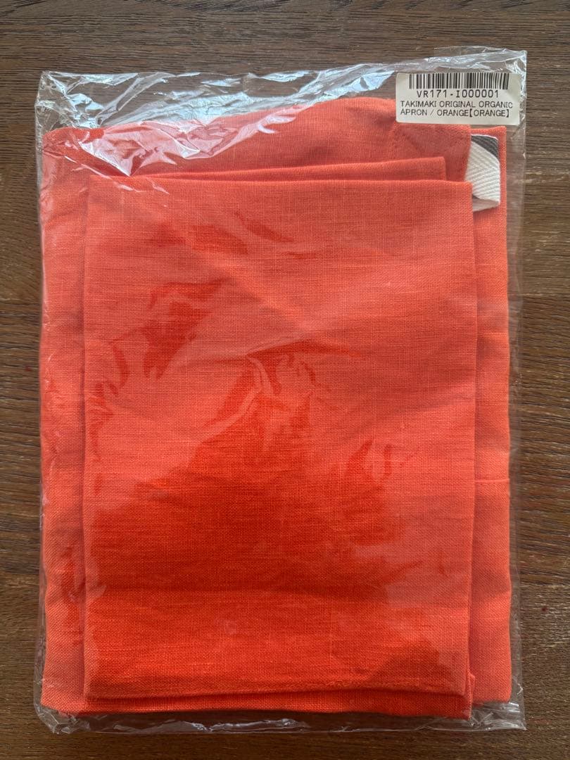 エプロン・三角巾 TAKIMAKI ORIGINAL ORGANIC APRON / ORANGE