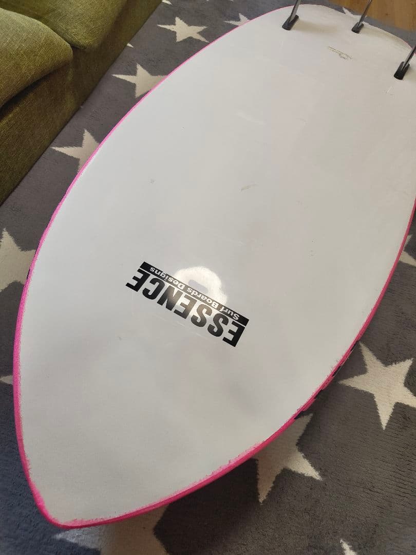 ESSENCE 5'8\" ソフトボード サーフボード　トライフィン　ピンク