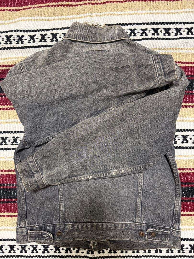 80s Levi's 70506 ブラック USA製 先染め黒 Gジャン