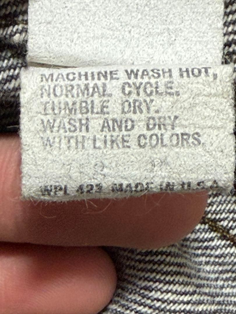 80s Levi's 70506 ブラック USA製 先染め黒 Gジャン