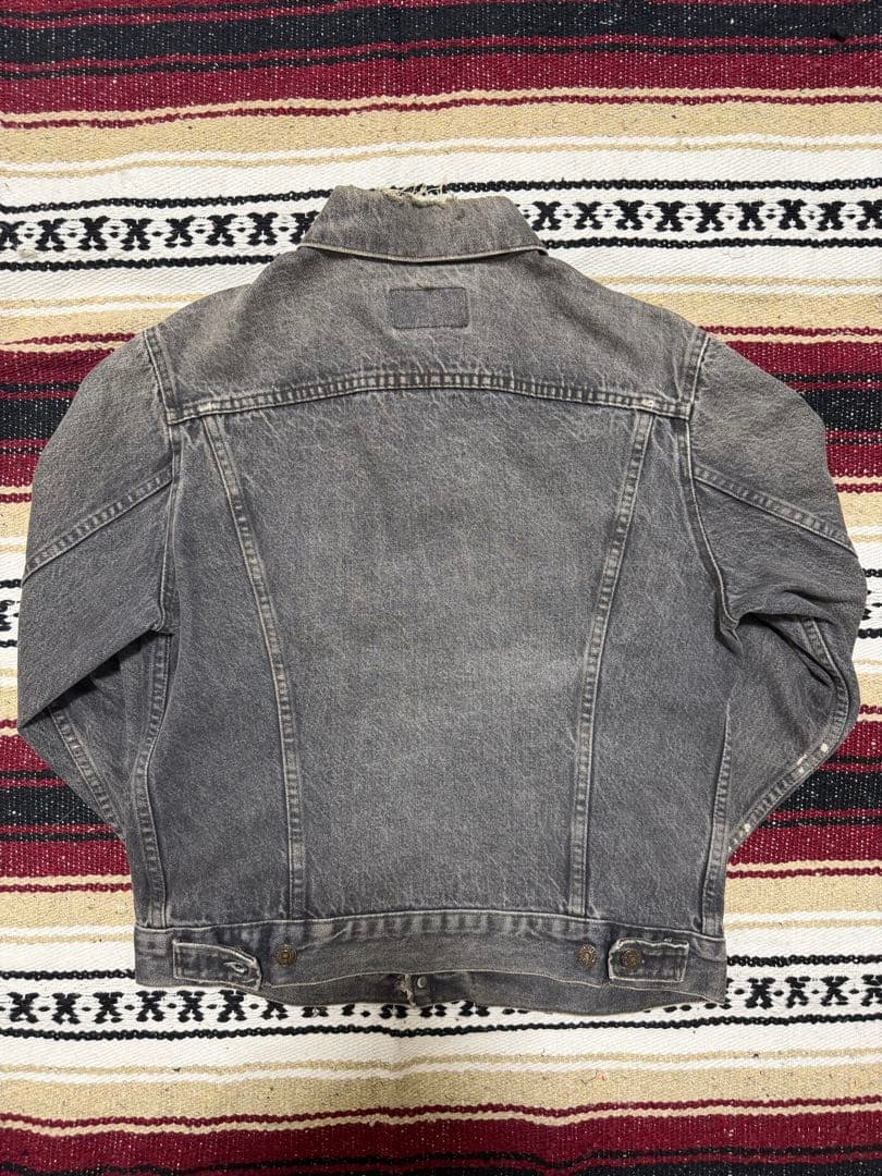 80s Levi's 70506 ブラック USA製 先染め黒 Gジャン