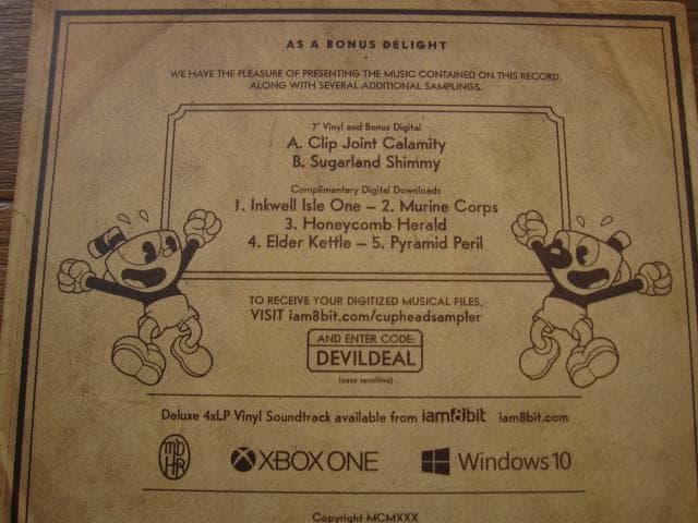 Cuphead：Don’t DEAL WITH THE DEVIL　Vinyl