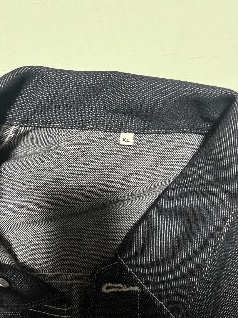 MUJI Labo デニムジャケット ダークネイビー XL