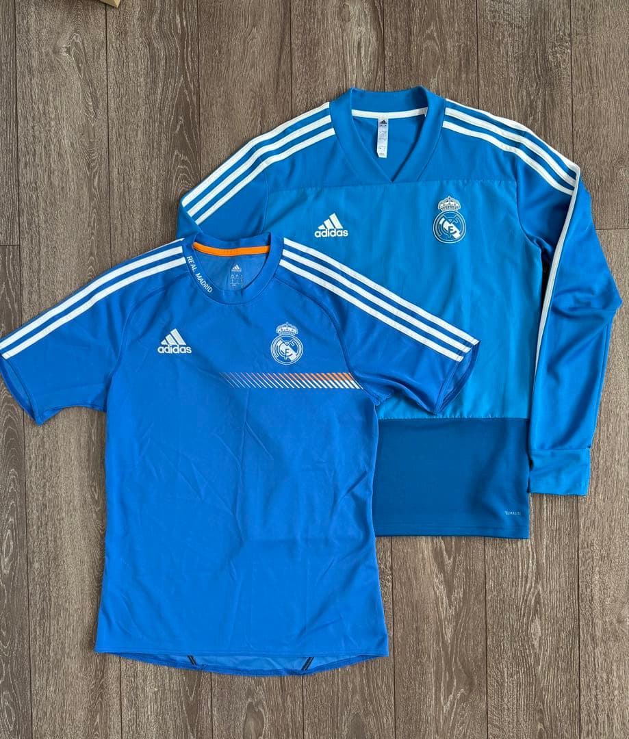 adidas Real Madrid トレーニングウェア トップ 2点セット L