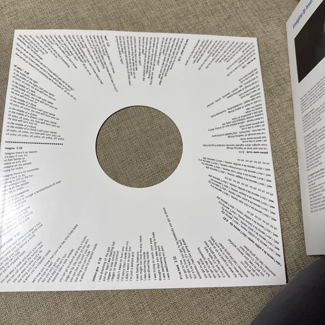 John Lennon - Imagine 輸入盤2LP