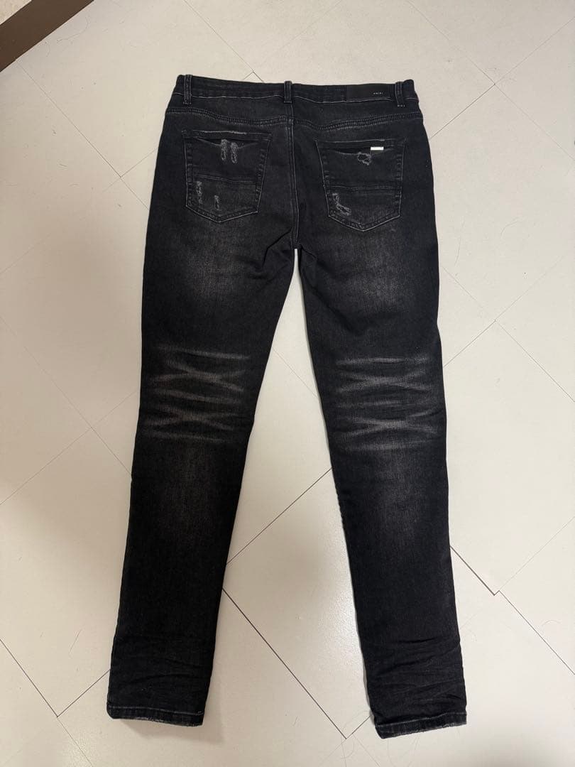 ケ*ン様 AMIRI ブラックデニムパンツ 32