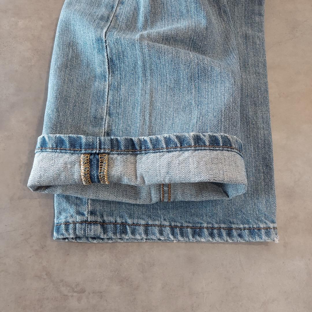 リーバイス569 Levis W32 ブルーデニム 青 ボトム 古着 19177