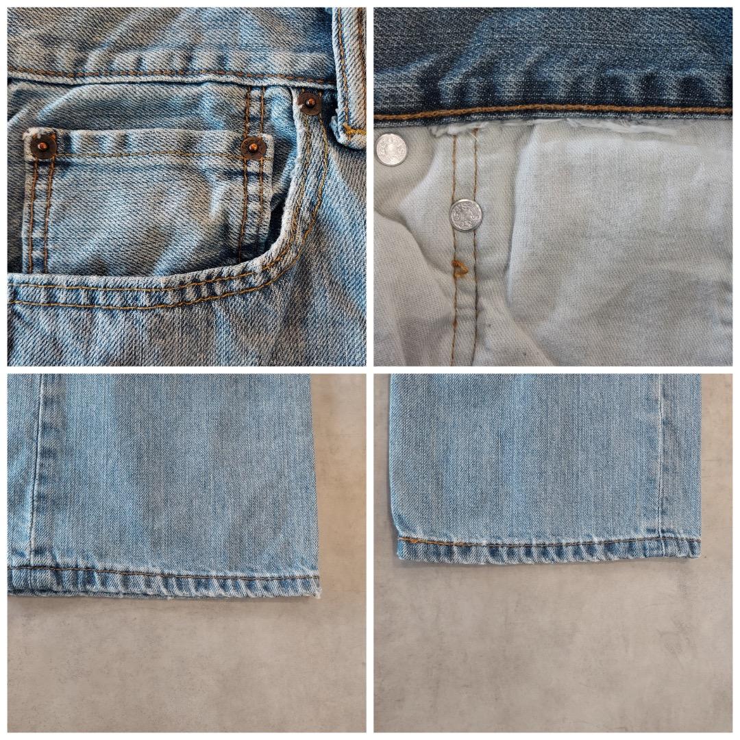 リーバイス569 Levis W32 ブルーデニム 青 ボトム 古着 19177