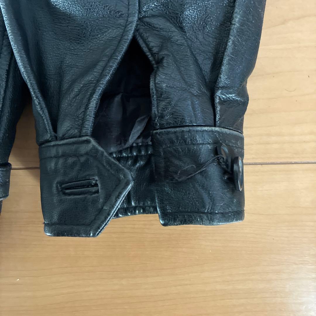 90s old GAPレザージャケット 本革 L ブラック