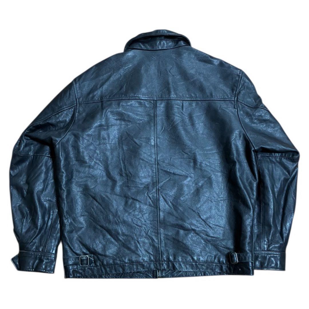 90s old GAPレザージャケット 本革 L ブラック
