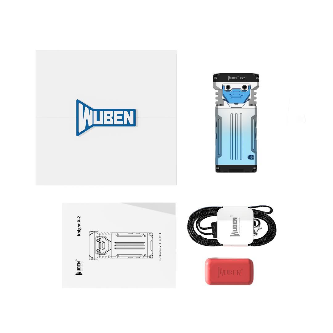 WUBEN　X2(グラデーション色）ハンディライトコンパクト懐中電灯超強力