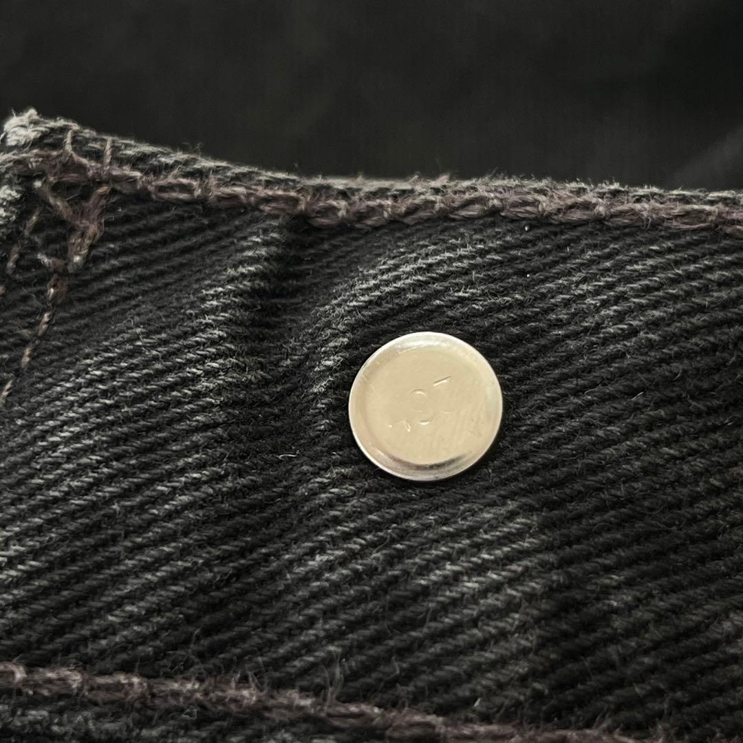 abcde’s！Levi's505 後染ブラックデニム w38 メキシコ製