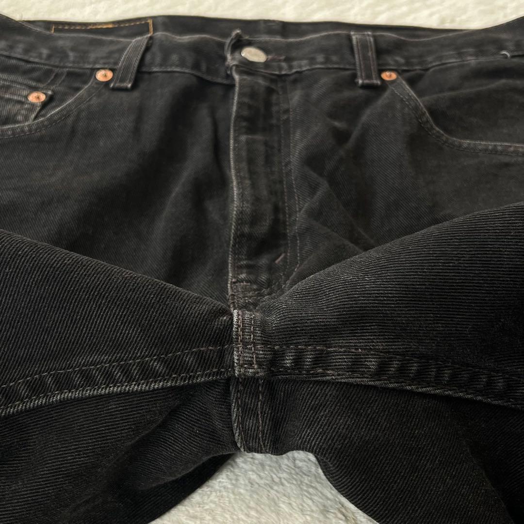 abcde’s！Levi's505 後染ブラックデニム w38 メキシコ製