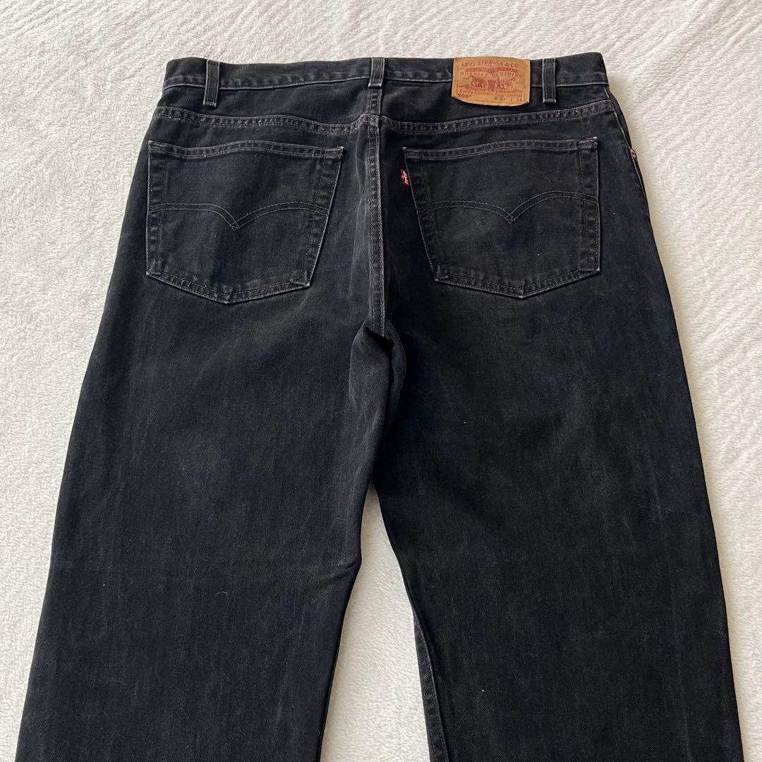 abcde’s！Levi's505 後染ブラックデニム w38 メキシコ製
