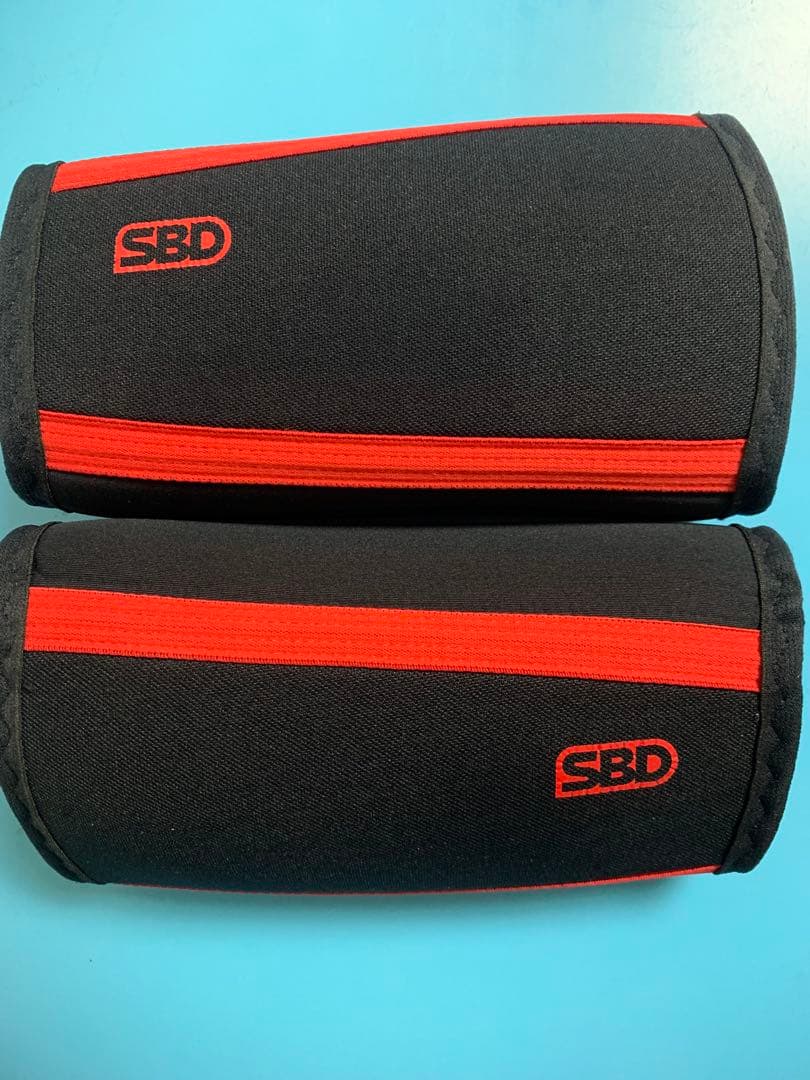 極美品SBD エルボースリーブ Sサイズ 黒/赤