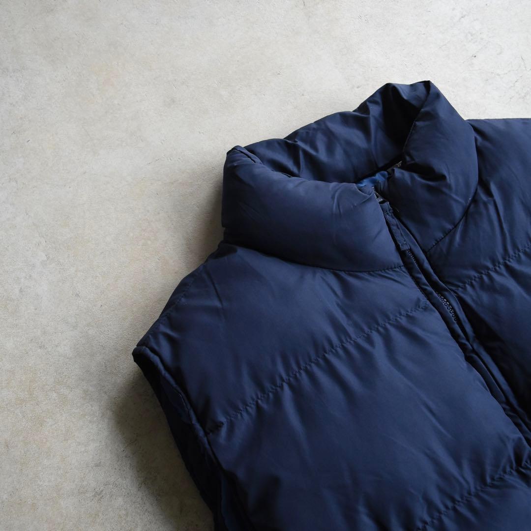 90s セントジョンズベイ ダウンベスト 中綿入りベスト Lネイビーヴィンテージ