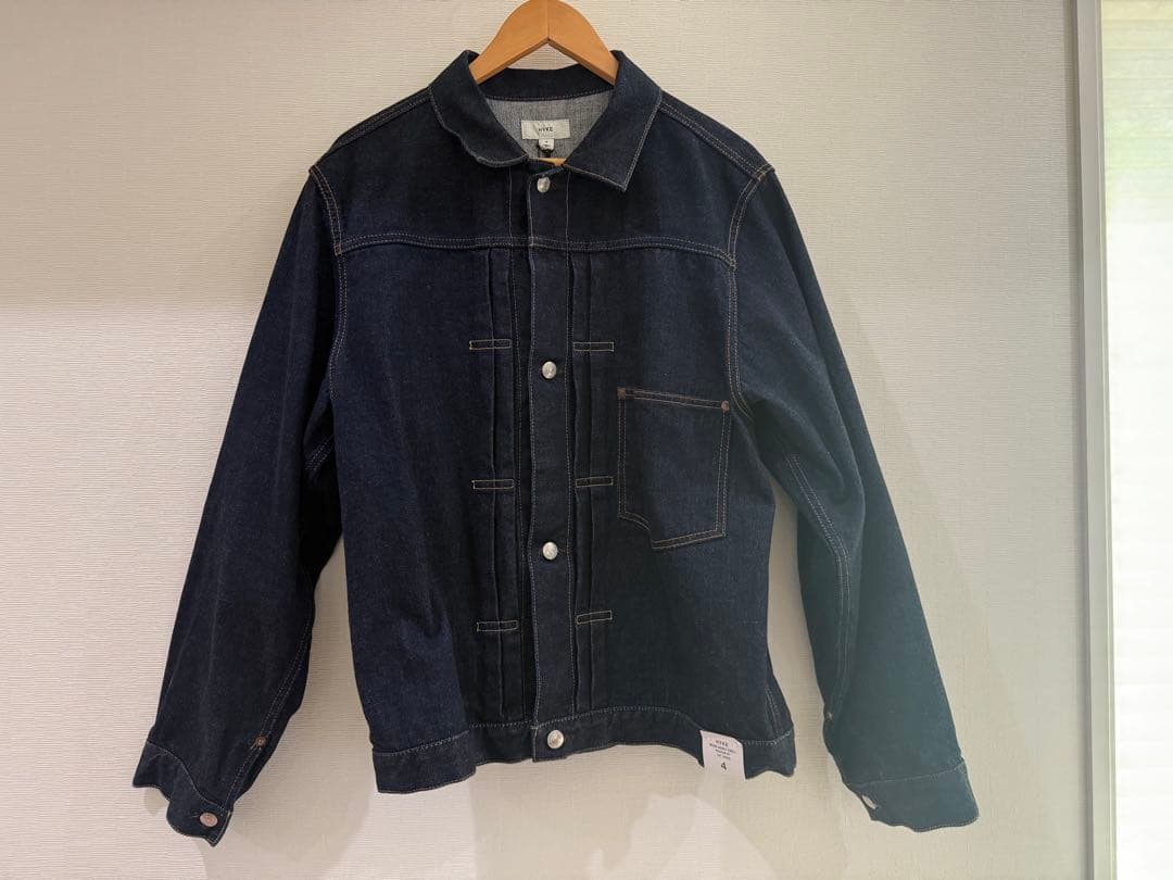 HYKE TYPE1 ワンウォッシュデニムジャケット