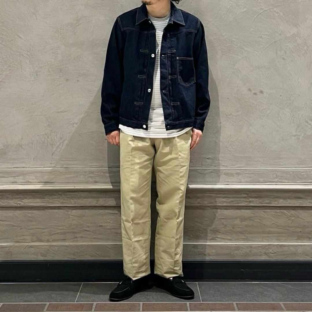 HYKE TYPE1 ワンウォッシュデニムジャケット