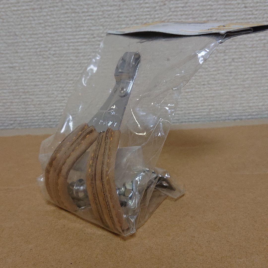 新品未開封MKS(三ヶ島)革付きスチールトゥクリップ Sサイズ5個セット送料込み