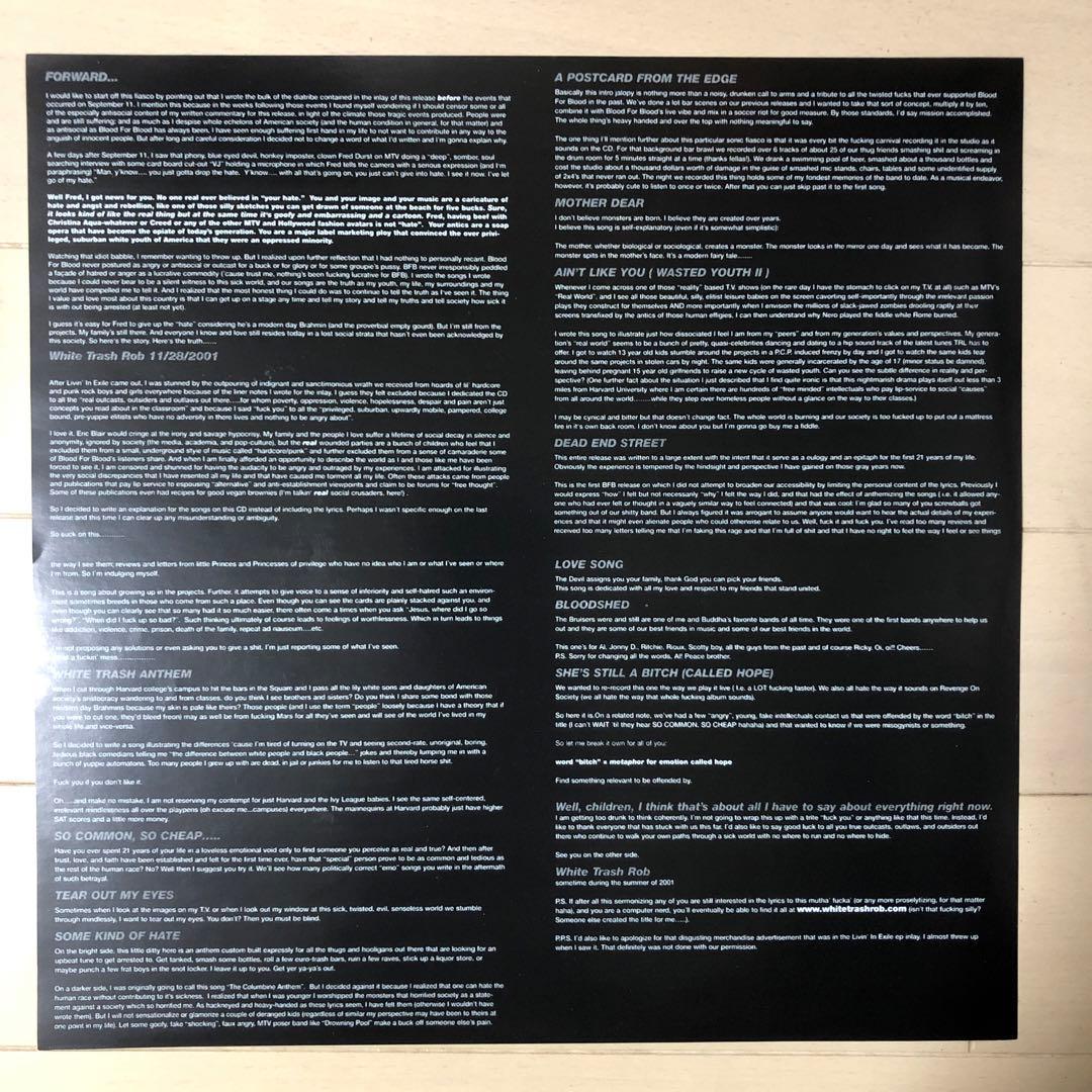 洋楽 BLOOD FOR BLOOD /OUTLAW ANTHEMS