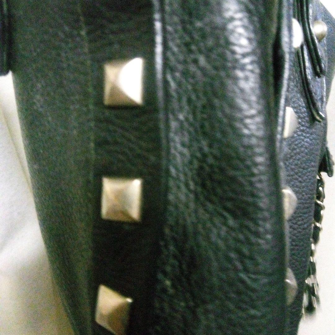 ベッツィジョンソン、牛革スタッズバック黒