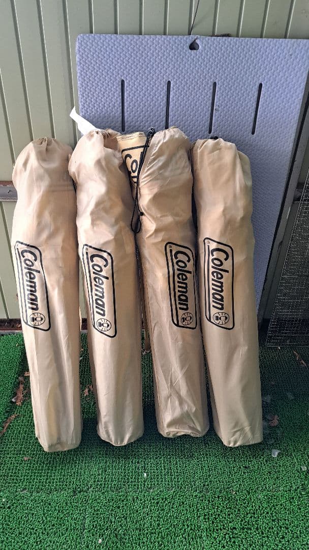 Coleman 折りたたみチェア ベージュ 収納袋付き