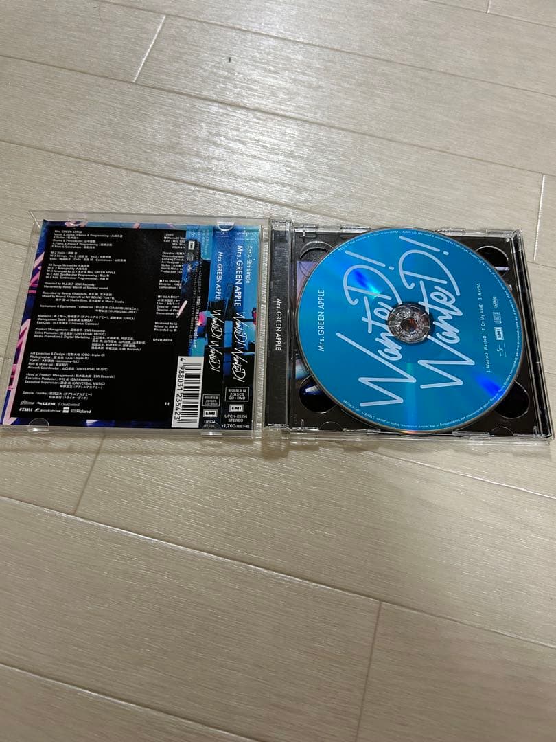 Mrs.GREEN APPLE初回限定盤DVD付　WanteD! WanteD!